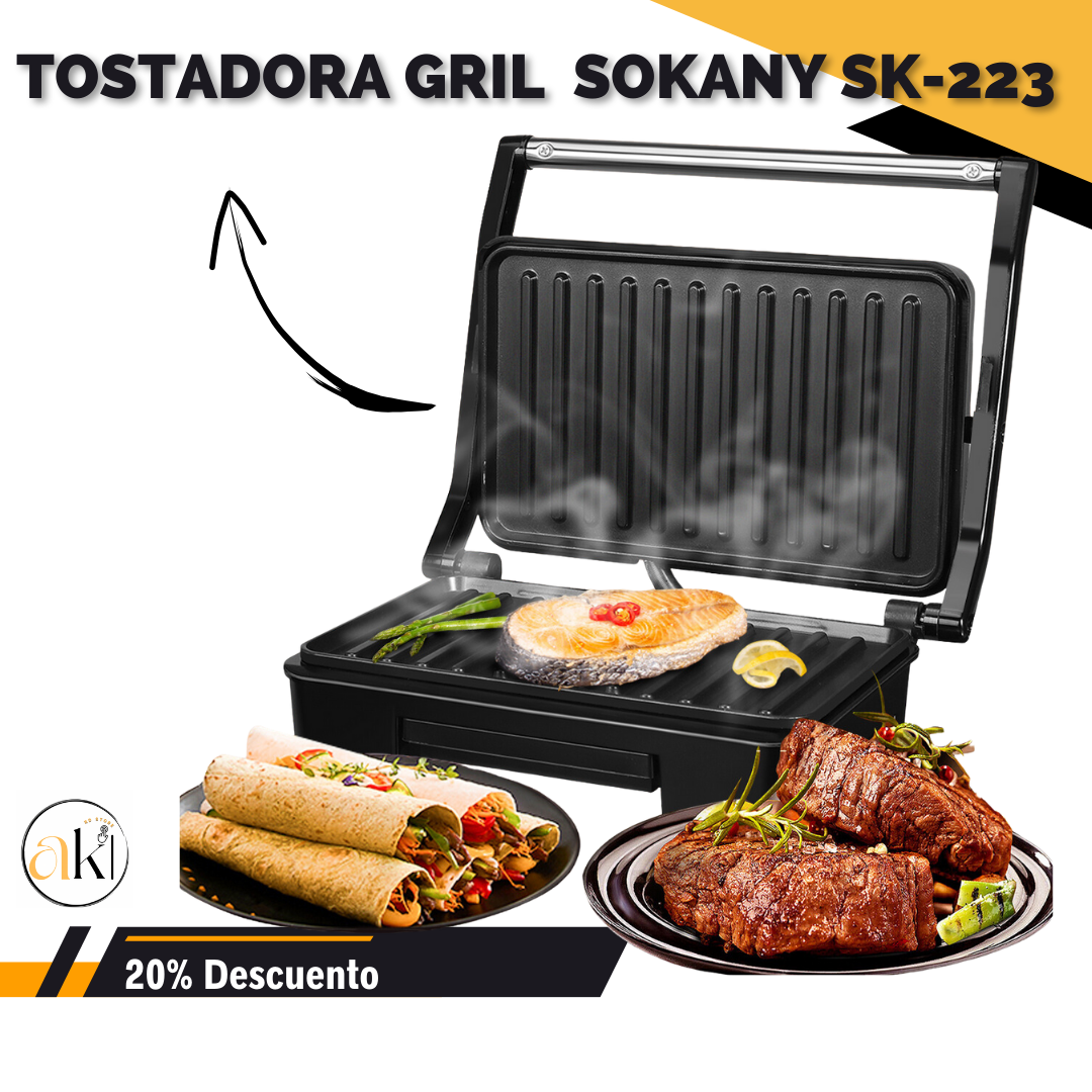Sandwichera Para Camión FASEBA CON GRILL, 250W 24V, Conexión Directa Al Mechero, Placas Antiadherentes