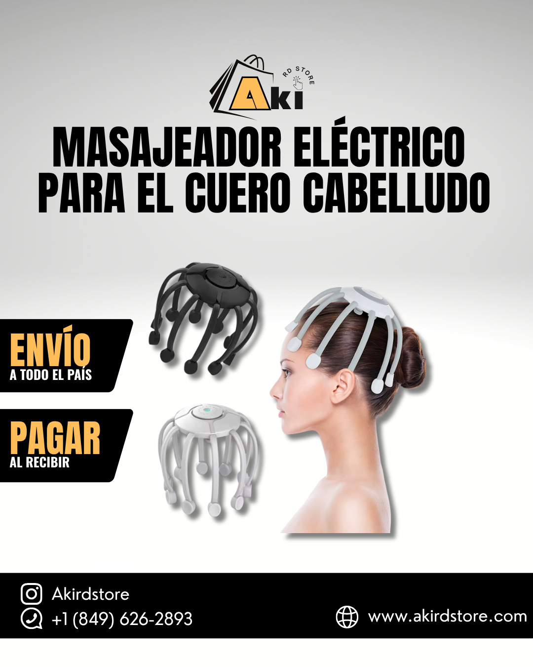 Masajeador Eléctrico para el Cuero Cabelludo