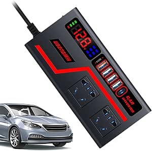 CARGADOR UNIVERSAL CON CONECTOR DE VEHÍCULO INVERTER
