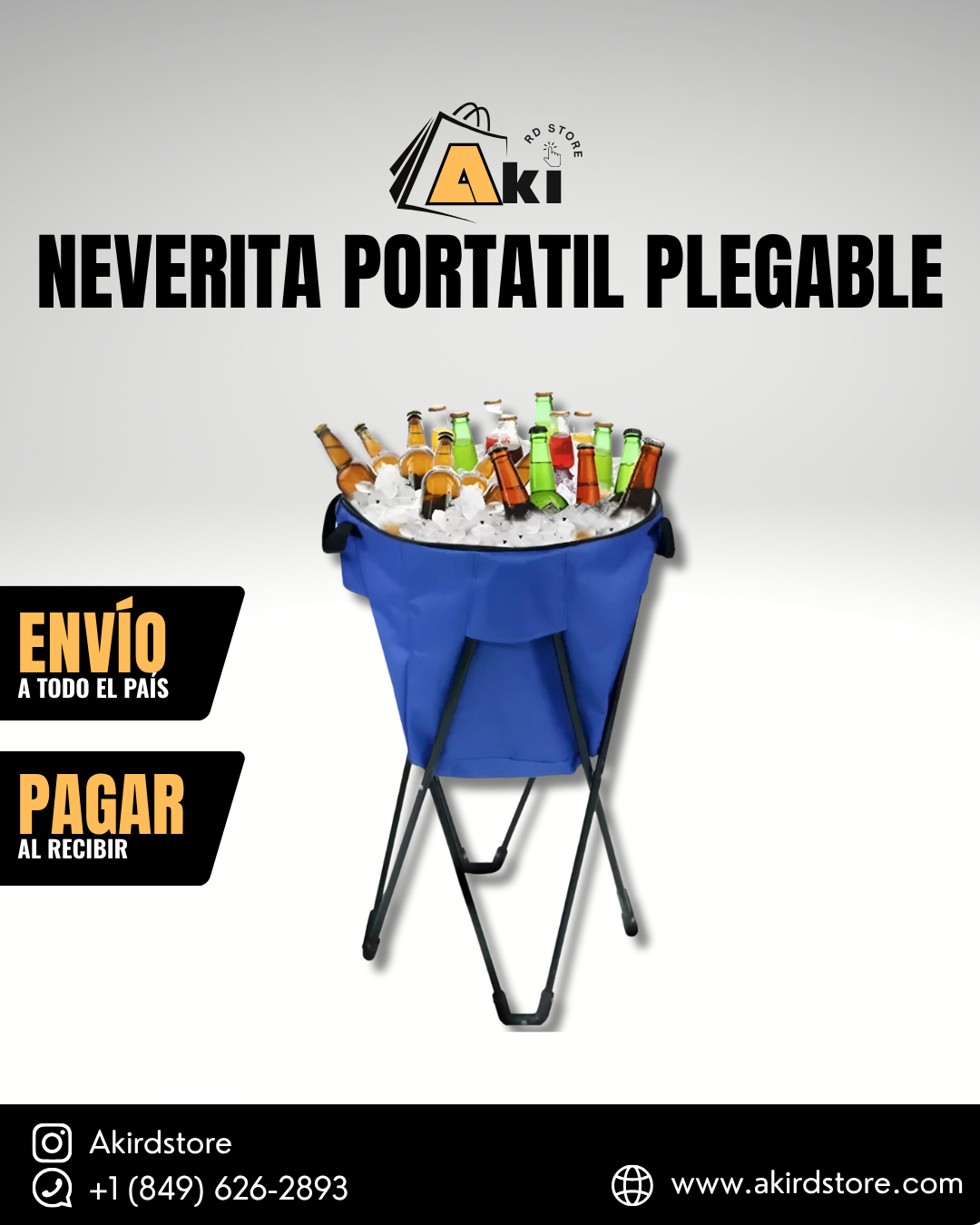 NEVERITA PORTATIL PLEGABLE