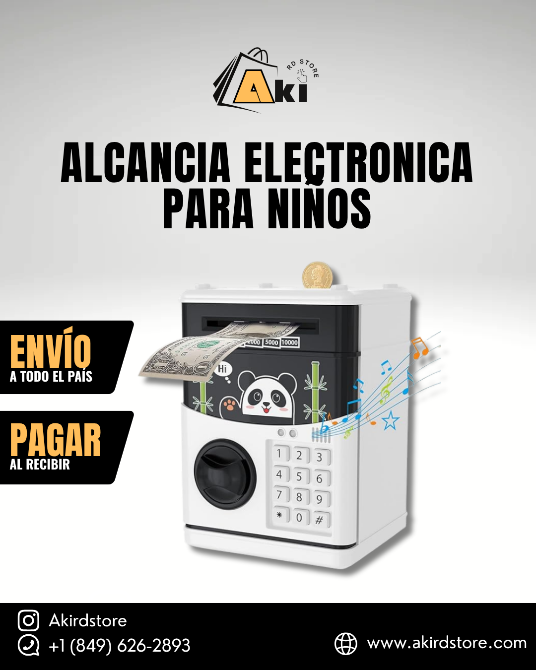Alcancia Electronica Para Niños