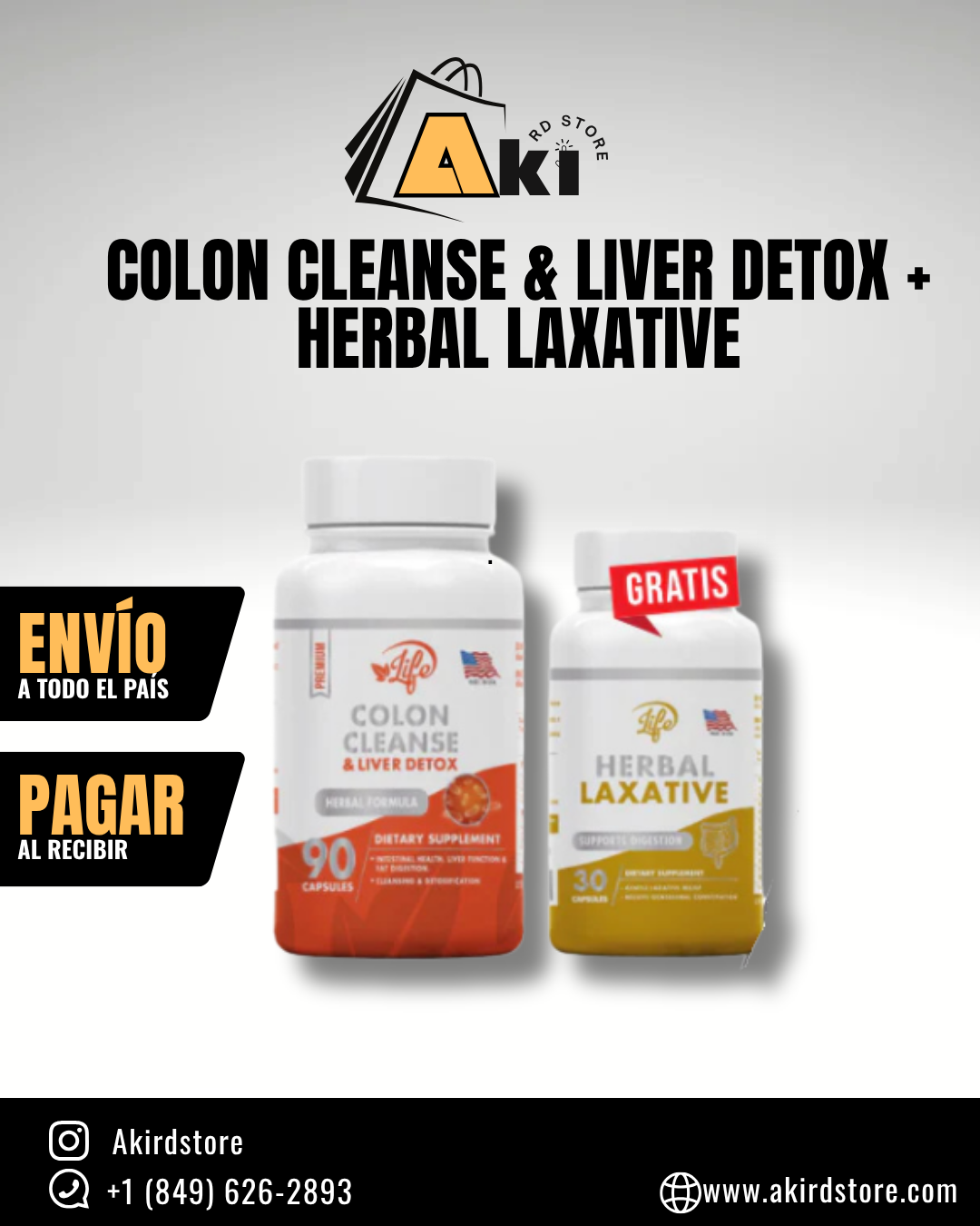 Colon Cleanse & Liver Detox + Herbal Laxative