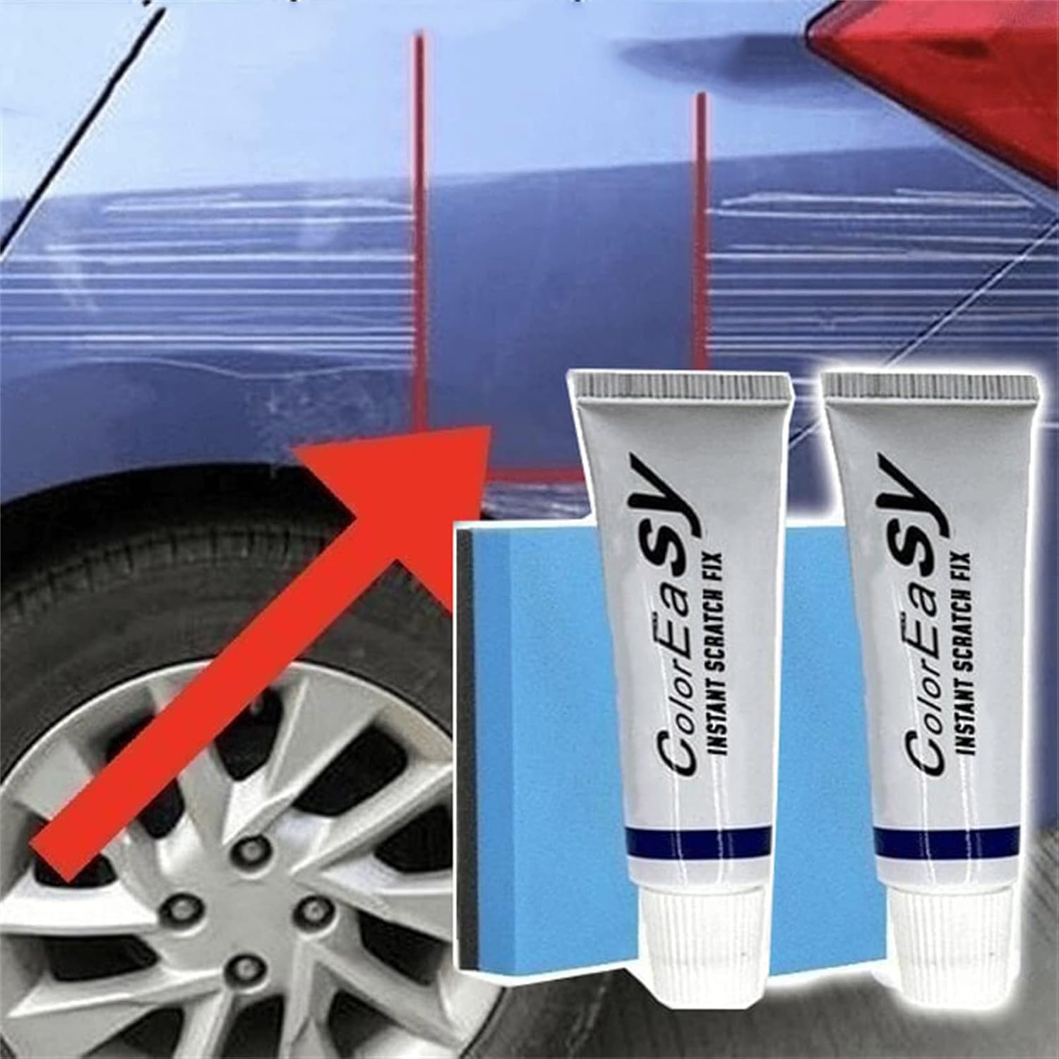 Crema Eliminadora de Rayones para Vehículos