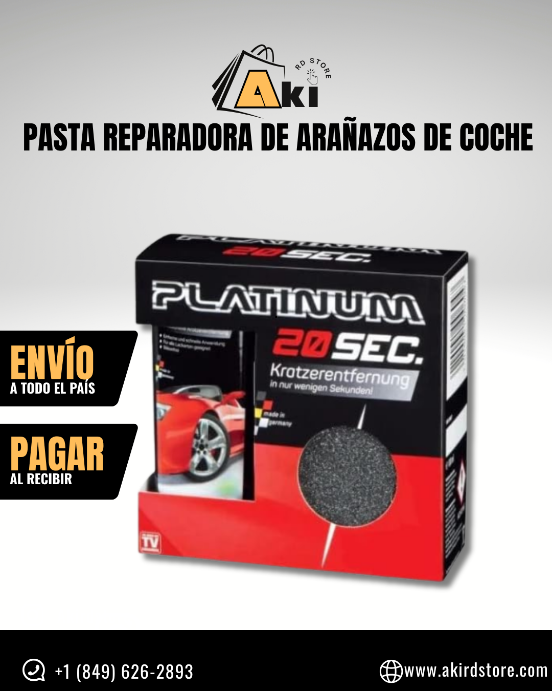 PASTA REPARADORA DE ARAÑAZOS DE COCHE
