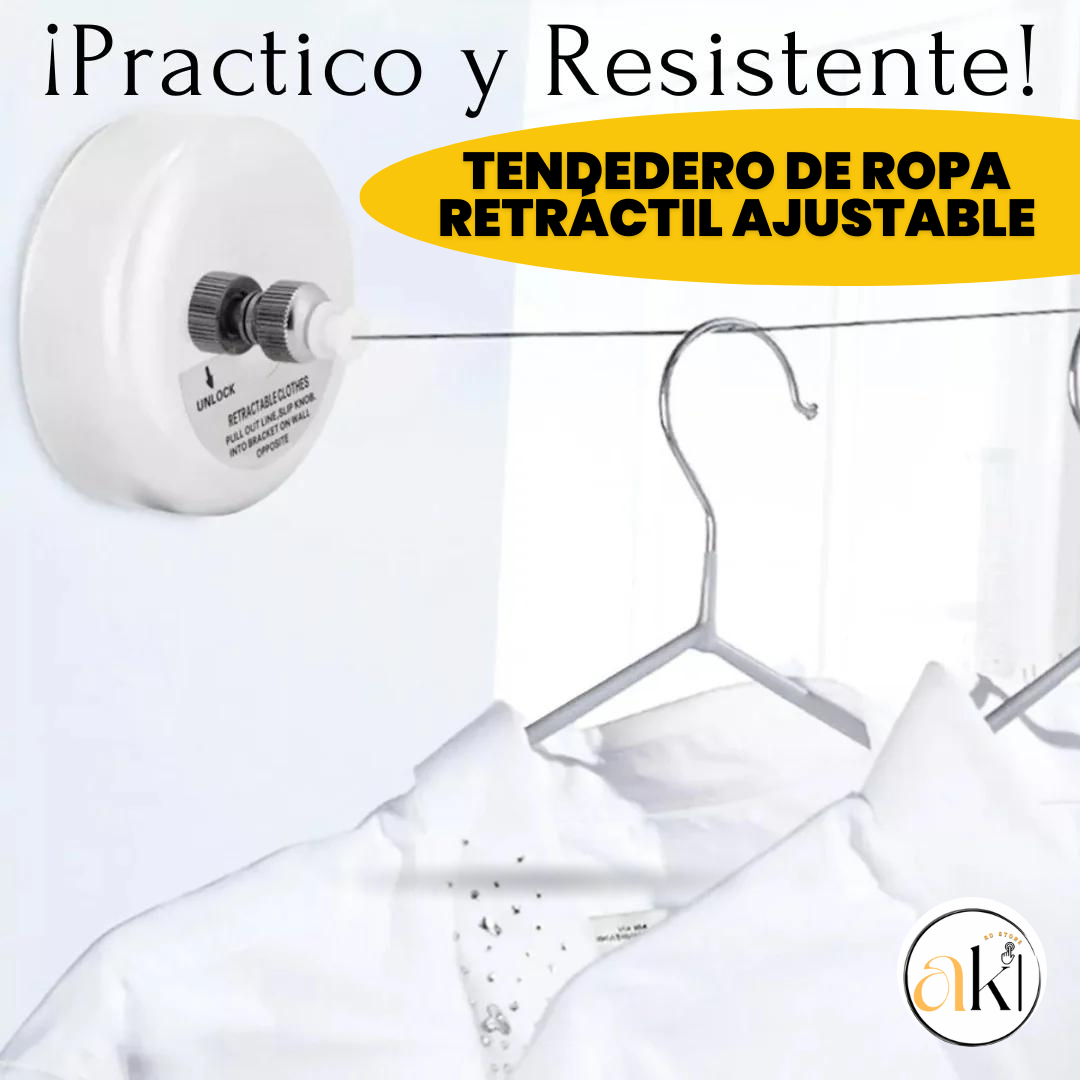 Tendedero De Ropa Retráctil Ajustable