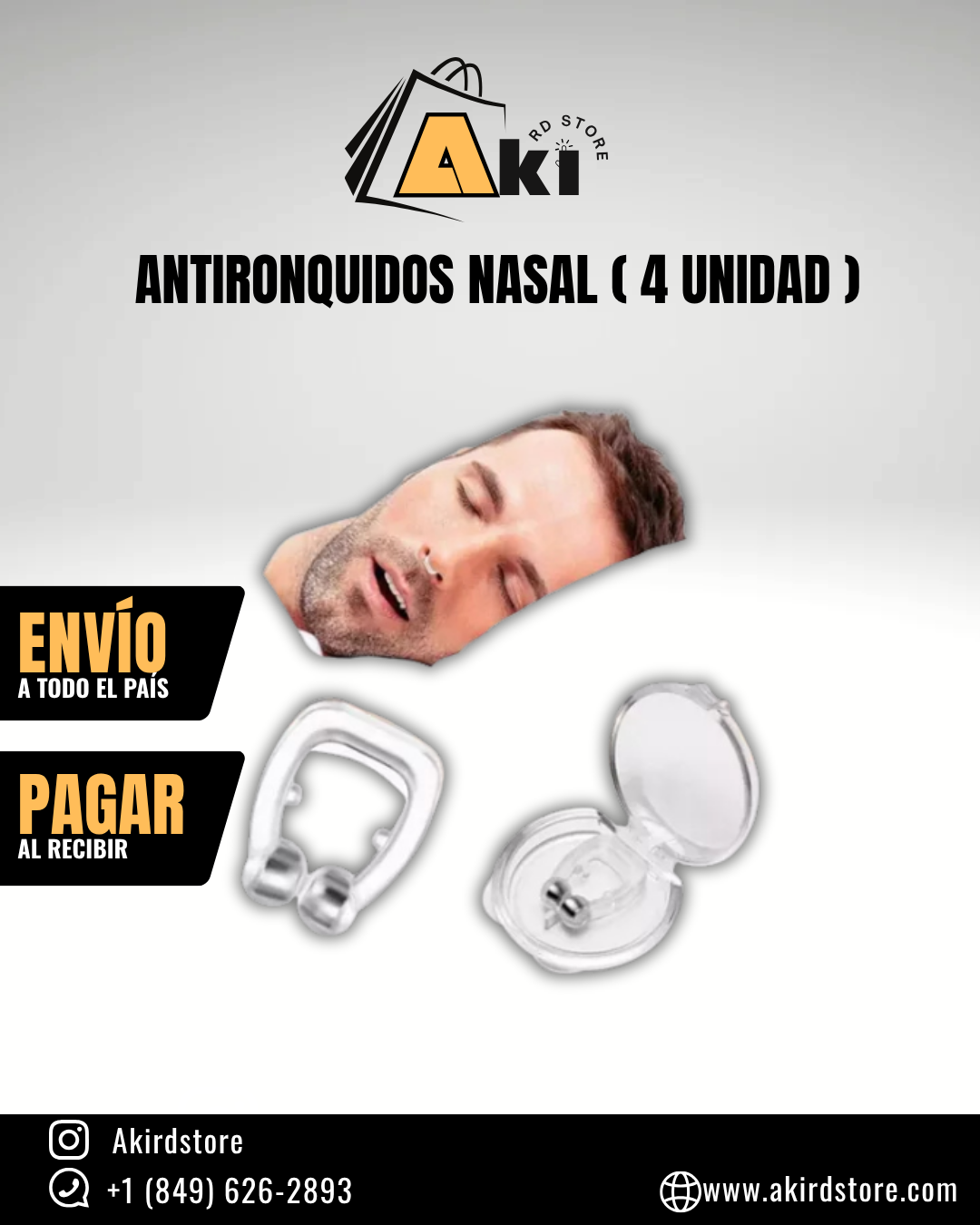 Antironquidos nasal ( 4 Unidad )