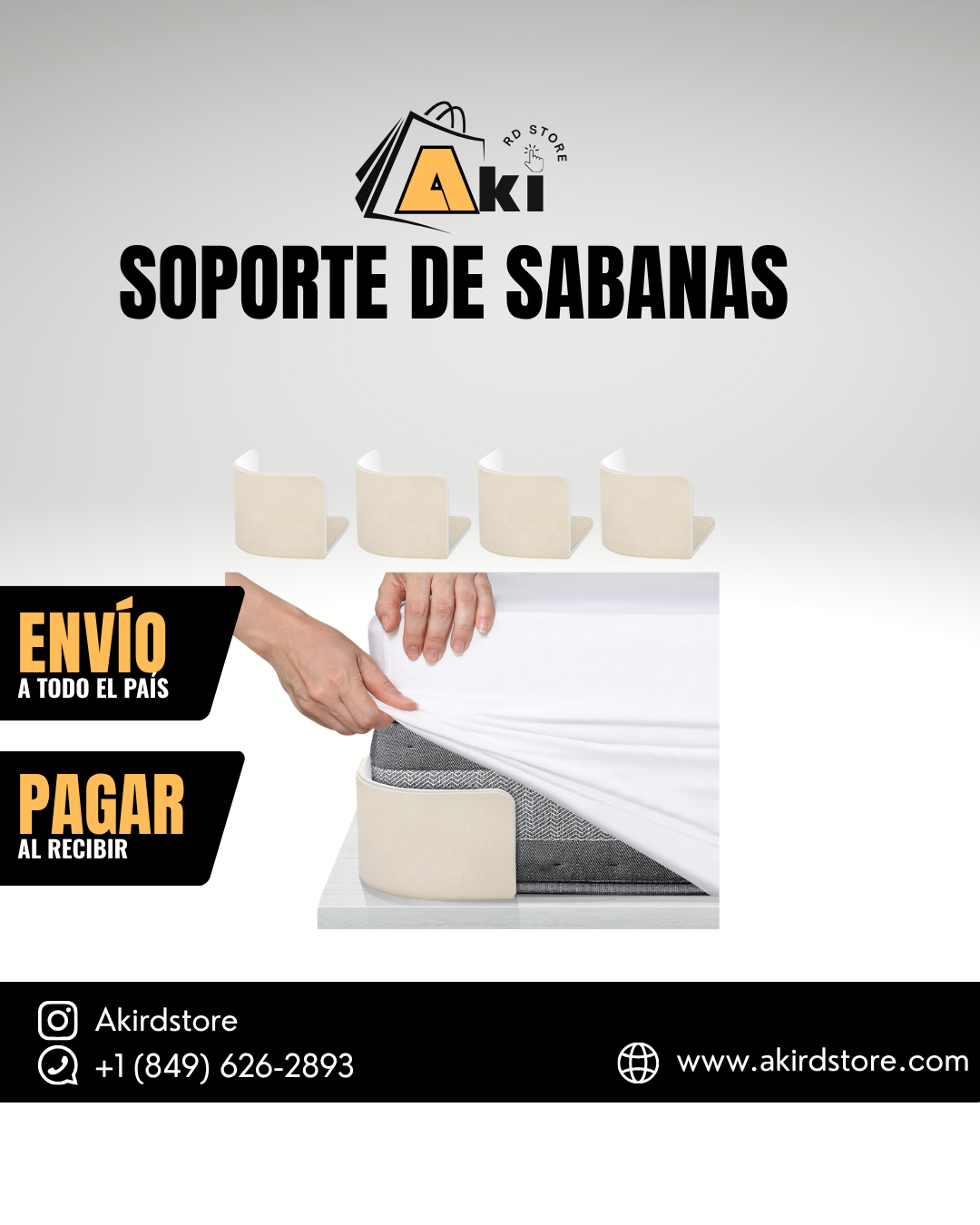 SUJETADOR SE SABANAS  COMBO ( 12 UNIDAD )